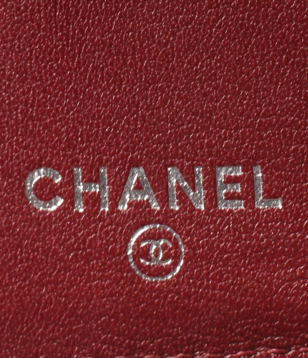 Chanel Patent Leather Wallet Silver — view 5