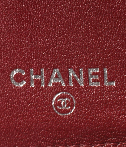 Chanel Patent Leather Wallet Silver — view 5