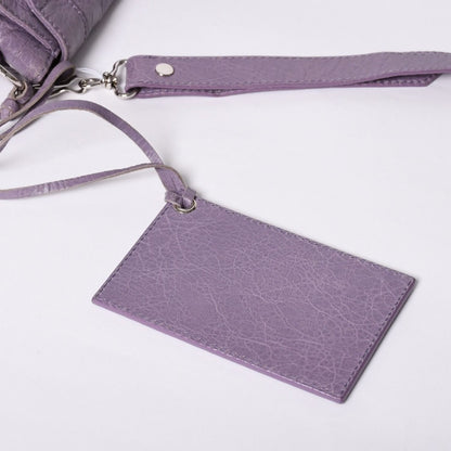 Balenciaga Zafork Shoulder Bag Silver Purple — view 5