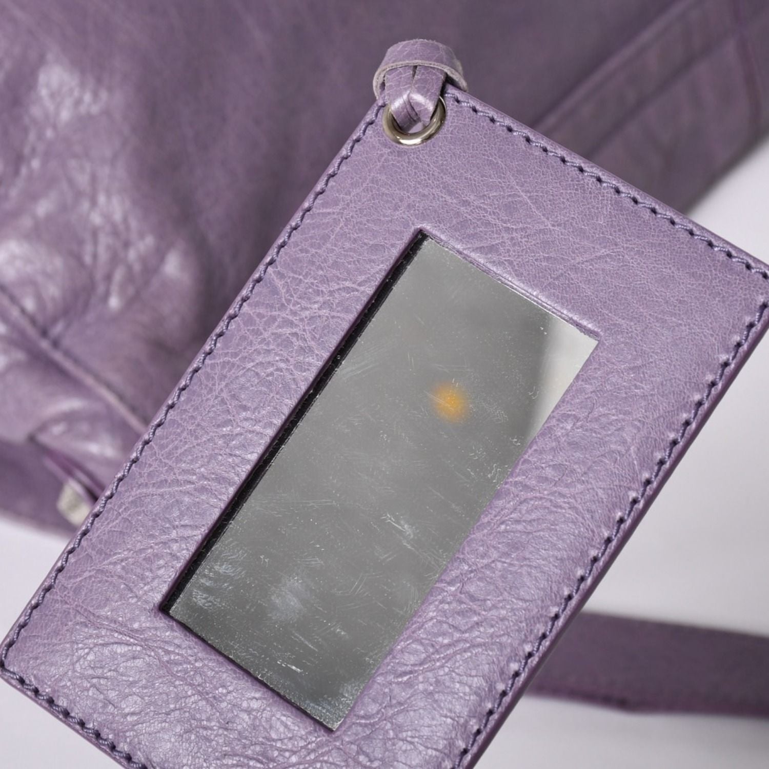 Balenciaga Zafork Shoulder Bag Silver Purple — view 4