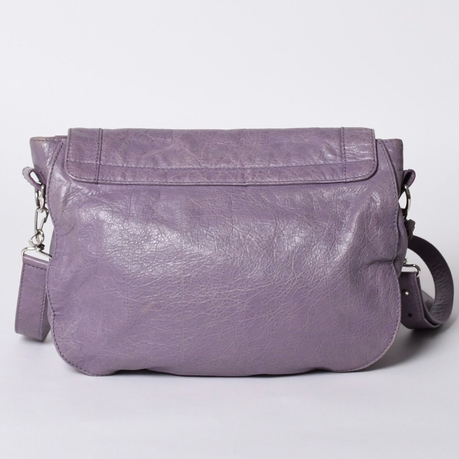 Balenciaga Zafork Shoulder Bag Silver Purple — view 2