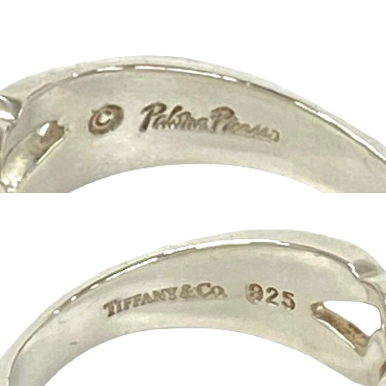 Tiffany & Co Triple Loving Heart 925 Sterling Silver Ring 0501 — view 3