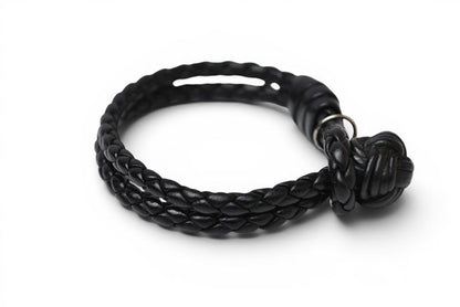 Bottega Veneta Bracelet Bangle Intrecciato Black — view 2