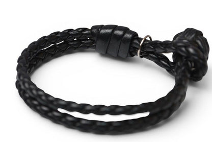 Bottega Veneta Bracelet Bangle Intrecciato Black — view 3