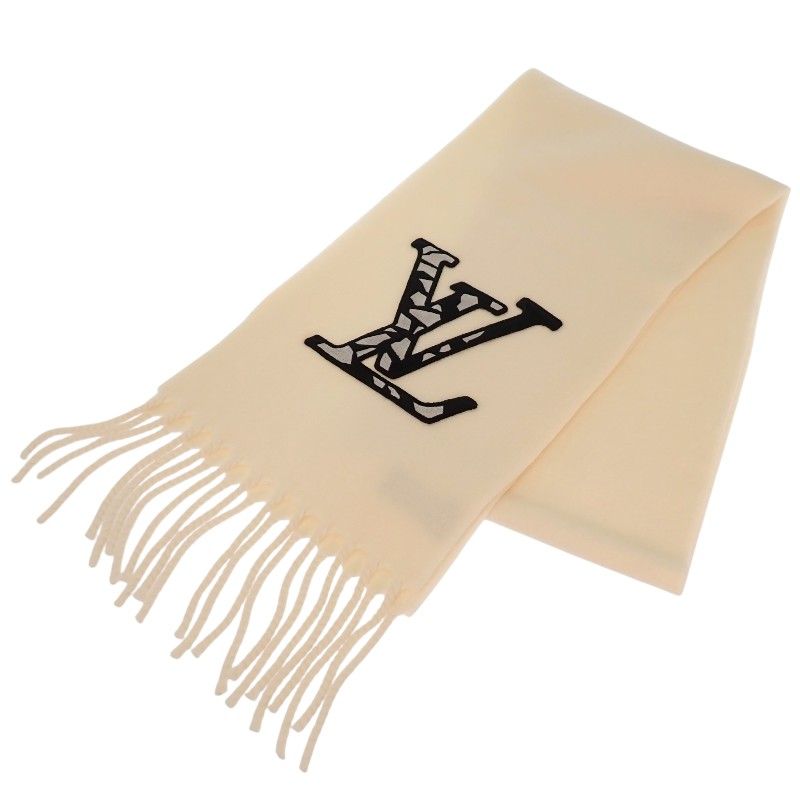 Louis Vuitton Scarf LV Ice Wool Ivory LV White