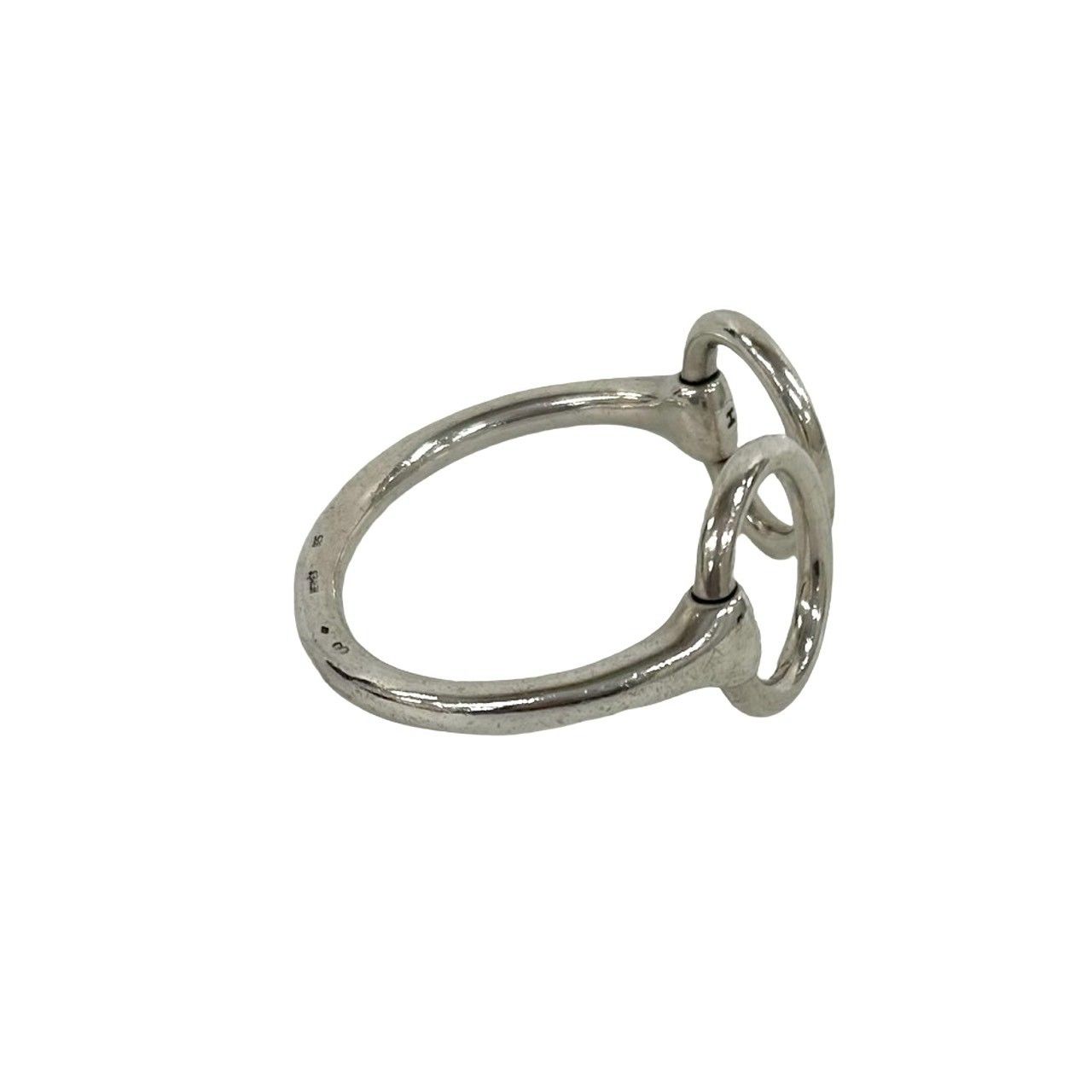 Hermes Nausicaa 925 Sterling Silver Bangle Bracelet — view 6
