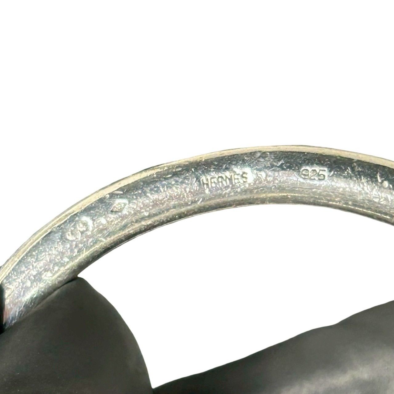 Hermes Nausicaa 925 Sterling Silver Bangle Bracelet — view 3