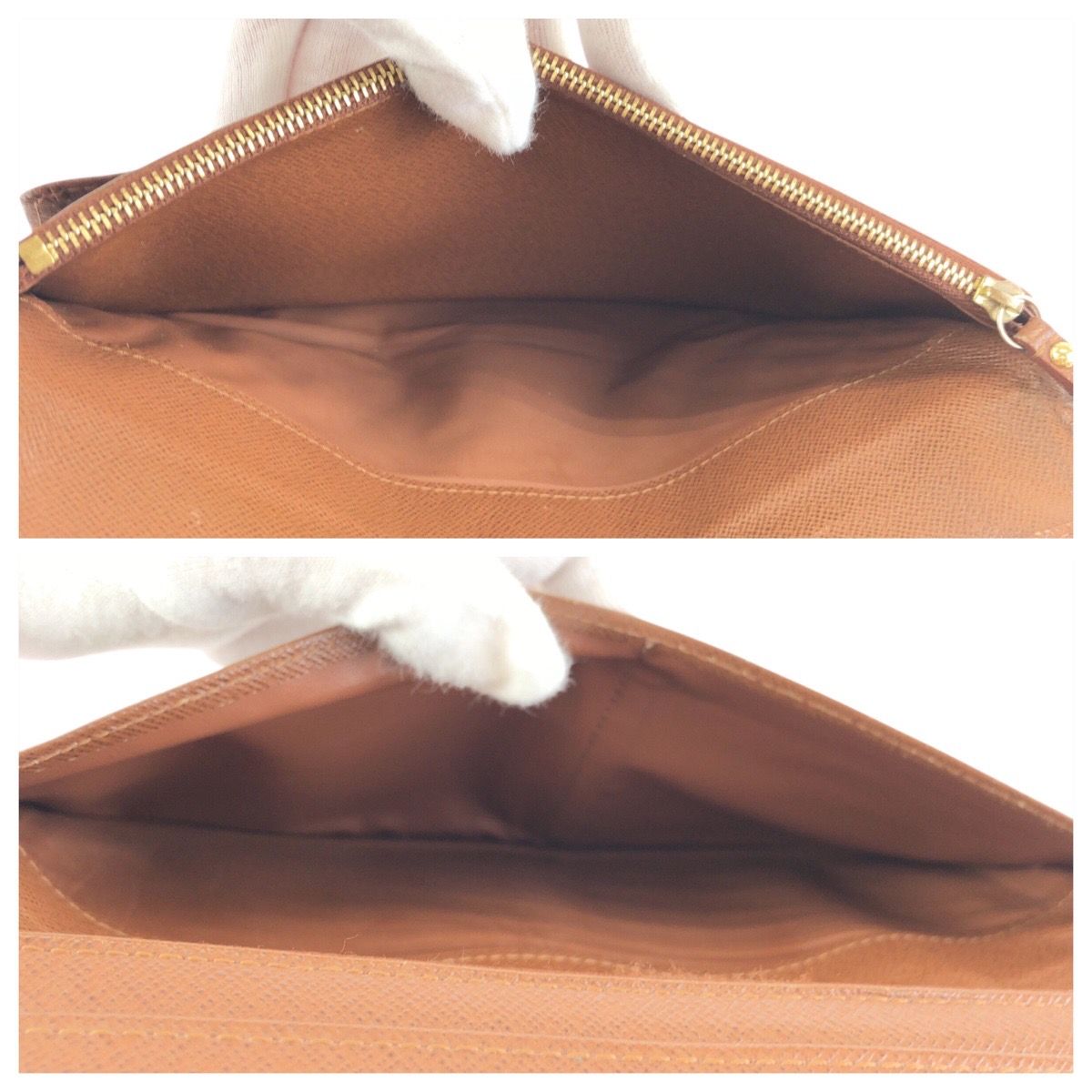 Louis Vuitton Monogram Insolite Brown Gold Wallet Organizer — view 7