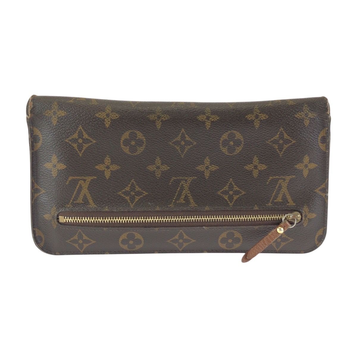 Louis Vuitton Monogram Insolite Brown Gold Wallet Organizer — view 2