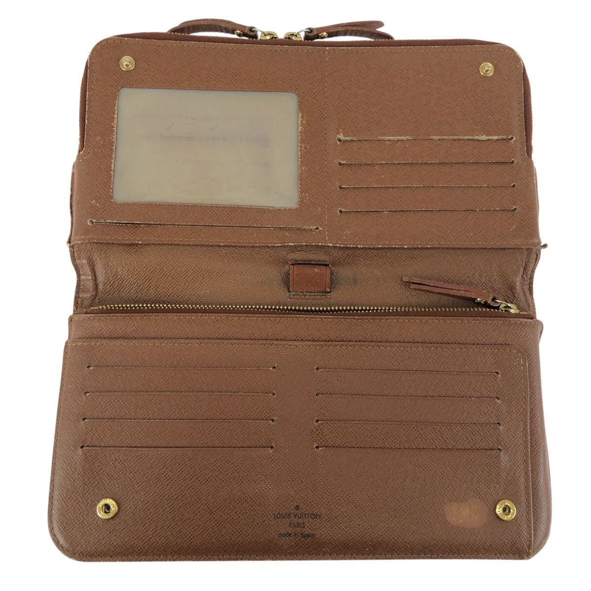 Louis Vuitton Monogram Insolite Brown Gold Wallet Organizer — view 6