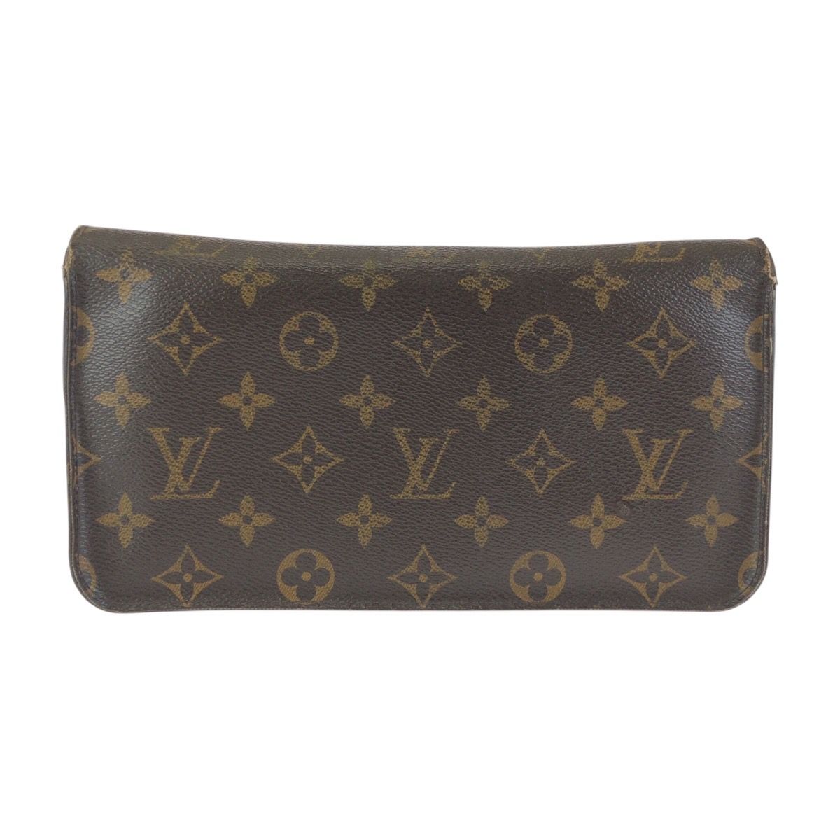 Louis Vuitton Monogram Insolite Brown Gold Wallet Organizer