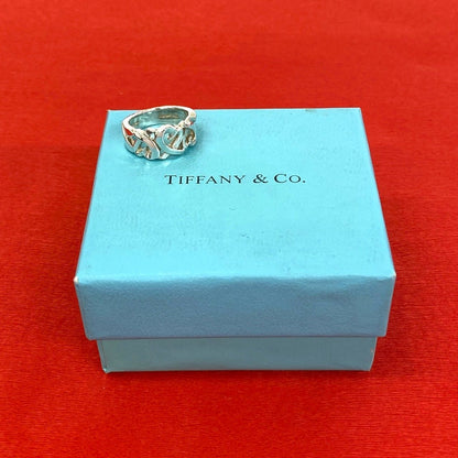 Tiffany & Co Loving Heart Ring 925 Sterling Silver