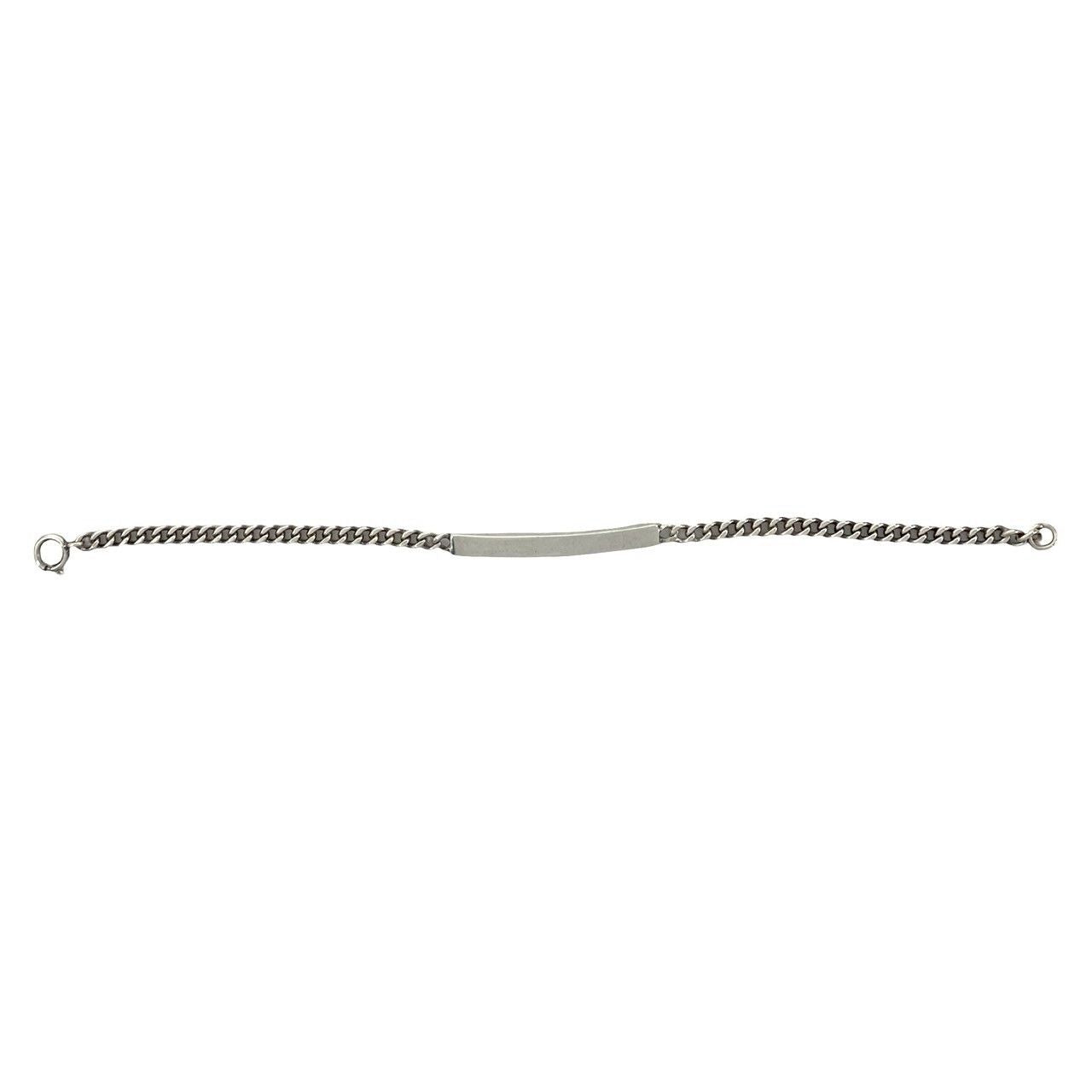 Tiffany & Co ID Chain Bracelet 925 Sterling Silver Bangle — view 5