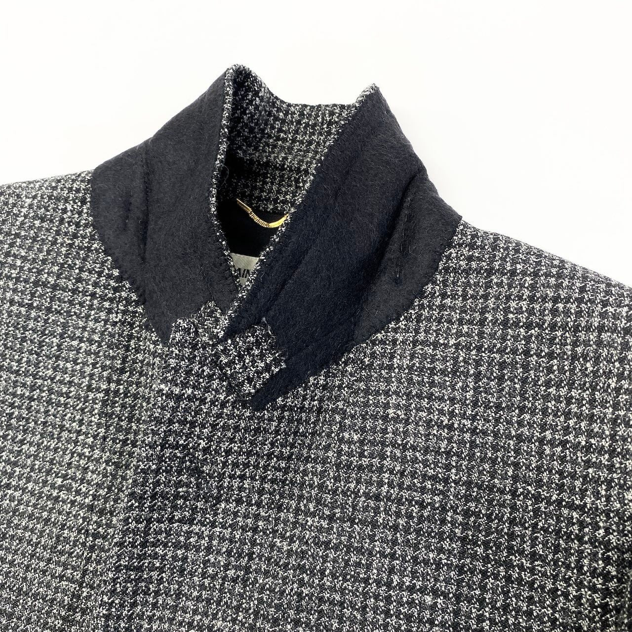 Saint Laurent E8 Tweed Jacket Tailored 36 Gray Wool — view 9