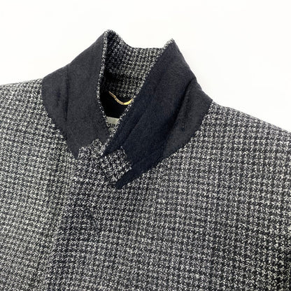Saint Laurent E8 Tweed Jacket Tailored 36 Gray Wool — view 9