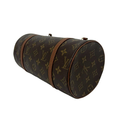 Louis Vuitton Papillon Monogram Leather Mini Boston Bag Brown — view 8