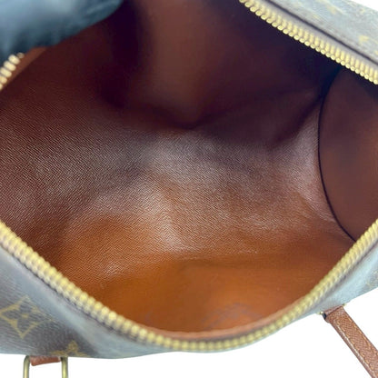 Louis Vuitton Papillon Monogram Leather Mini Boston Bag Brown — view 9