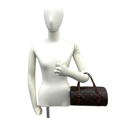 Louis Vuitton Papillon Monogram Leather Mini Boston Bag Brown — view 2