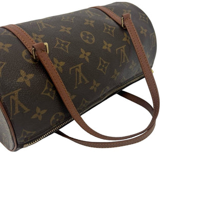 Louis Vuitton Papillon Monogram Leather Mini Boston Bag Brown — view 4