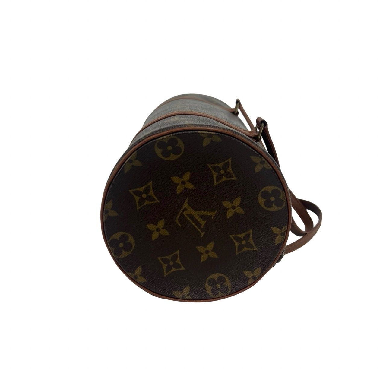 Louis Vuitton Papillon Monogram Leather Mini Boston Bag Brown — view 6