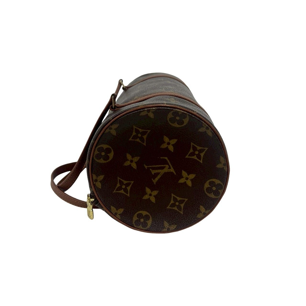 Louis Vuitton Papillon Monogram Leather Mini Boston Bag Brown — view 5