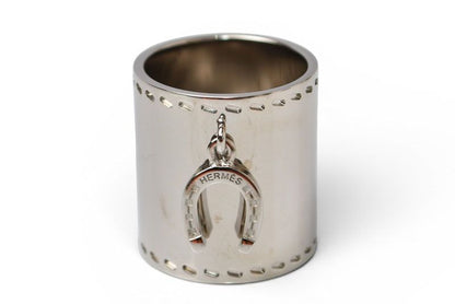 Hermes Scarf Ring Horse Shoe Motif Hoof Silver