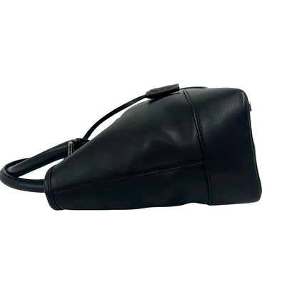 Loewe With Key Anagram Log Leather Handbag Mini Tote Black — view 5