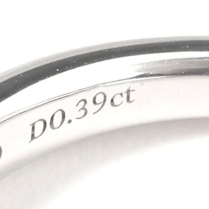 Tiffany & Co Round Brilliant Engagement Ring Platinum Harmony Silver — view 5