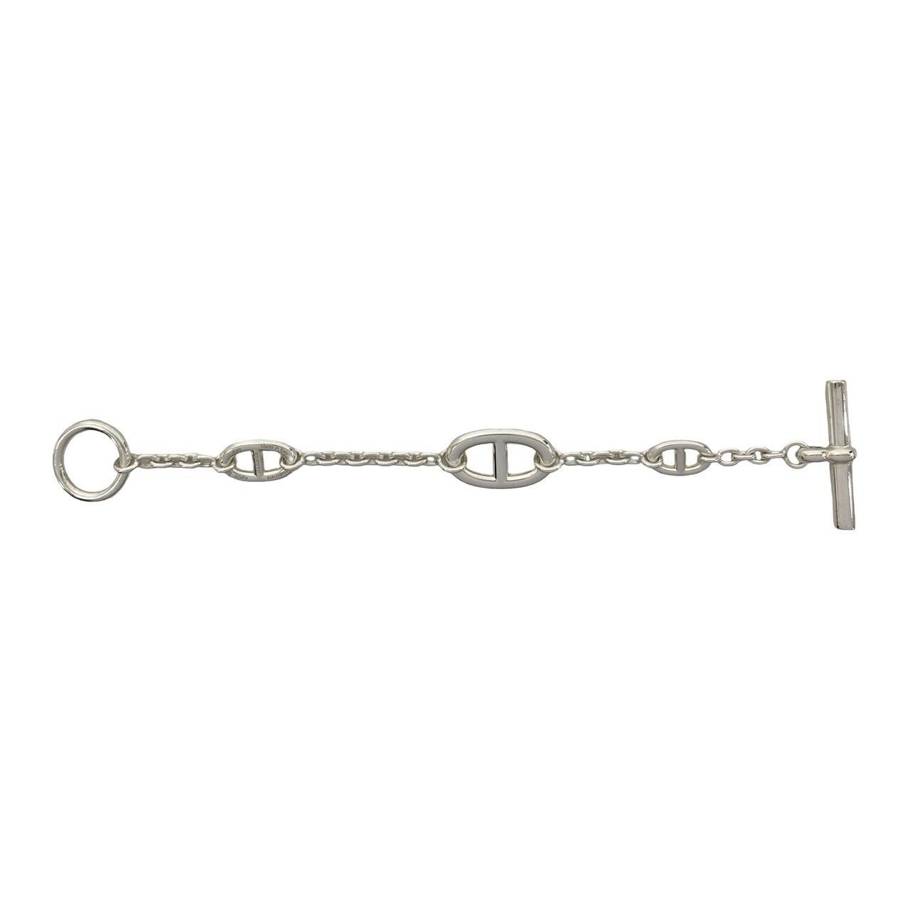 Hermes Farandole 925 Sterling Silver Bracelet — view 5