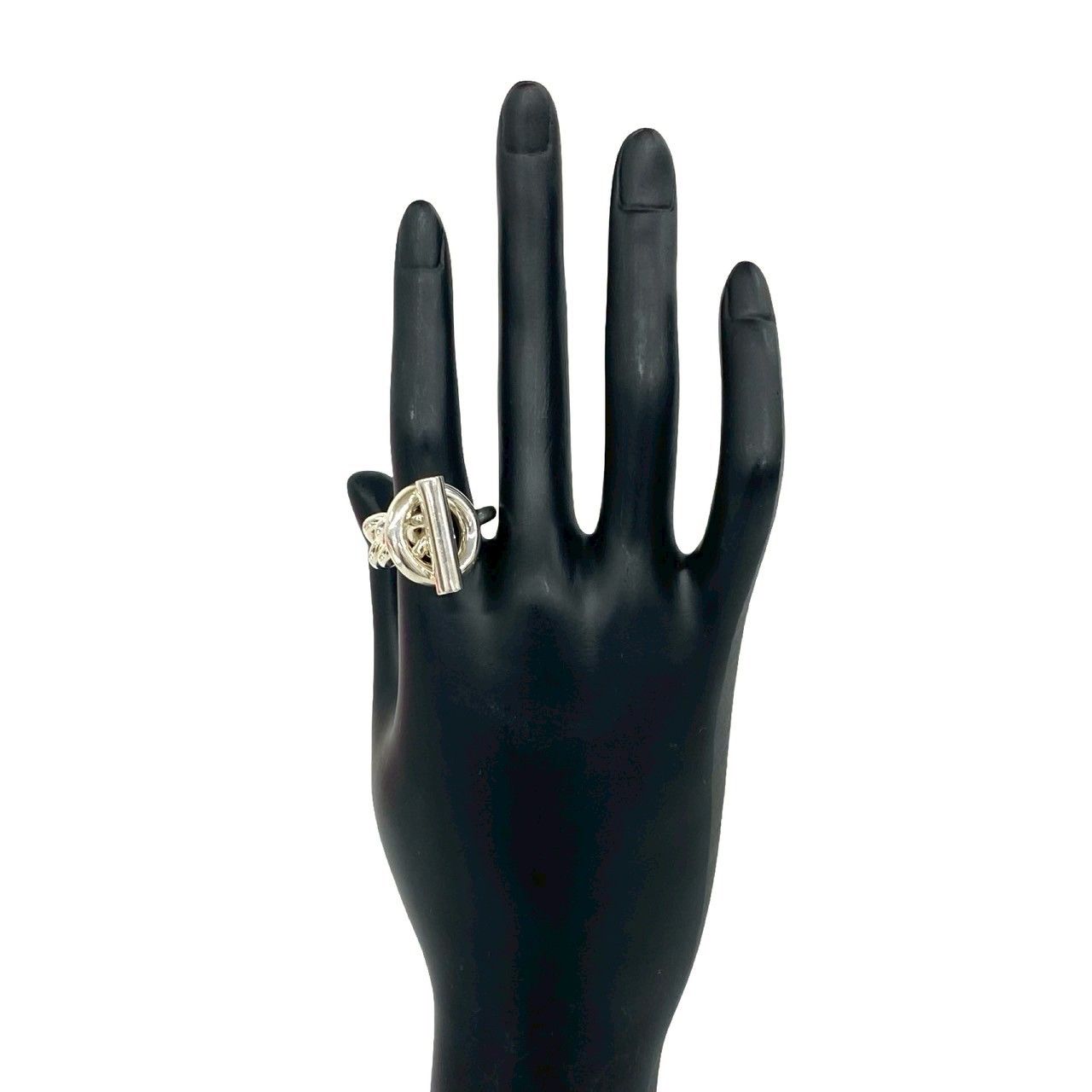 Hermes Croisette 925 Sterling Silver Ring — view 2