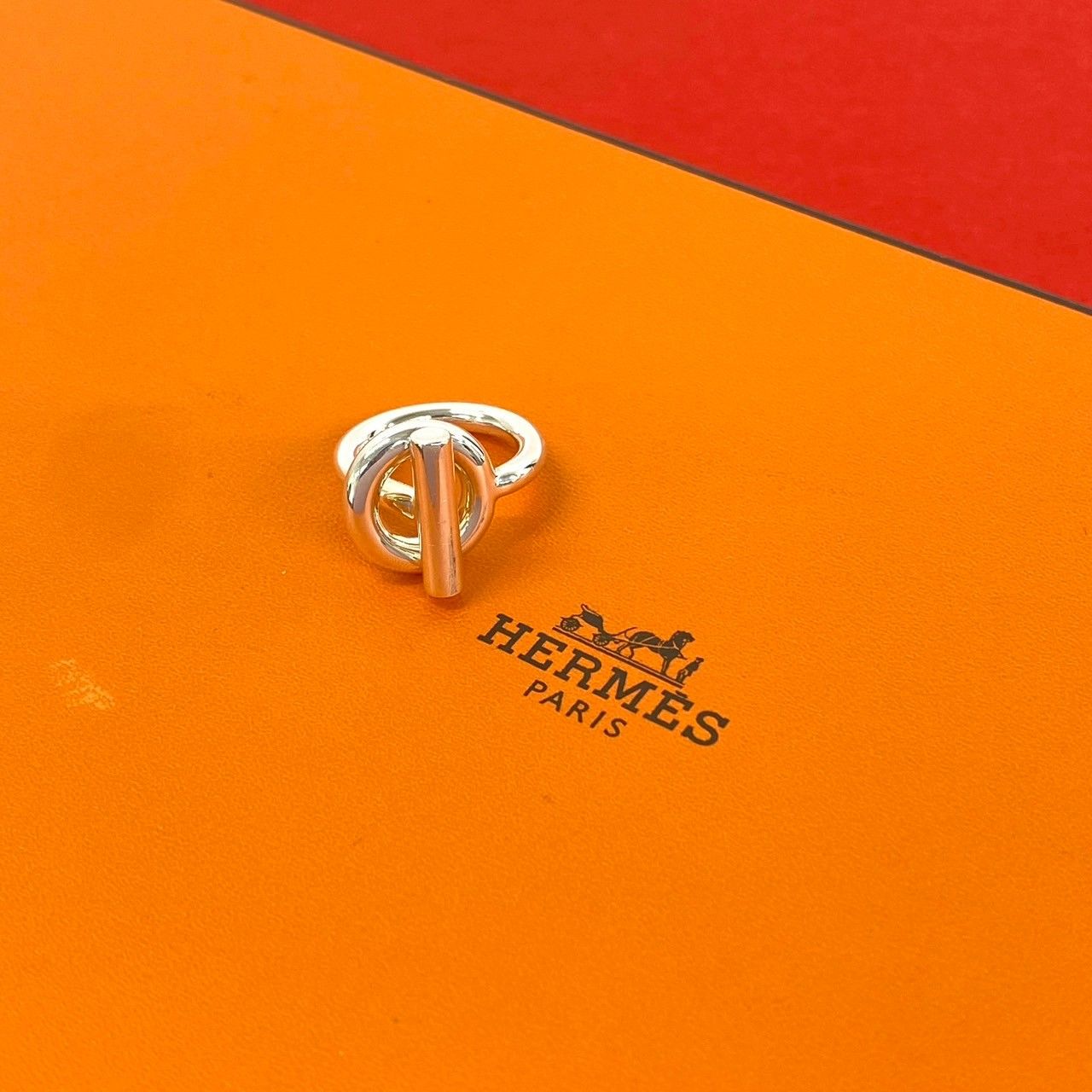 Hermes Echappee 925 Sterling Silver Ring