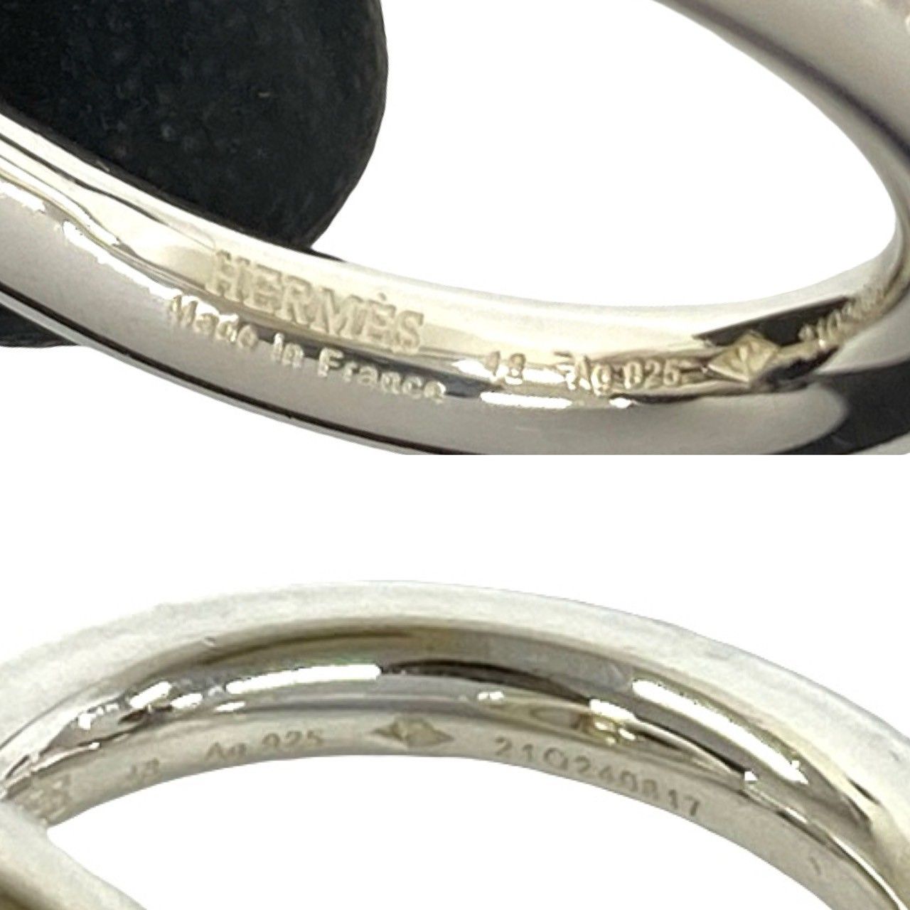 Hermes Echappee 925 Sterling Silver Ring — view 3