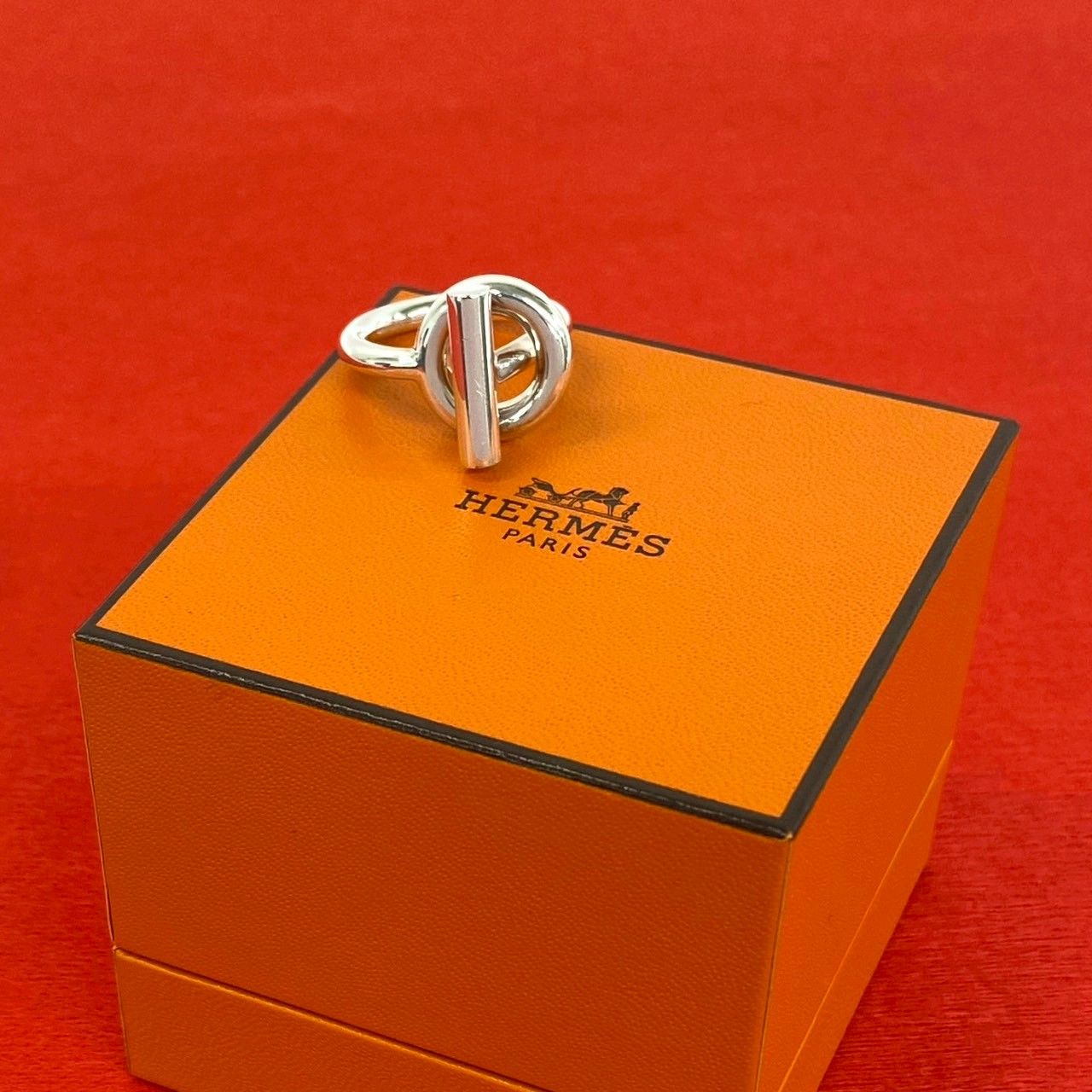 Hermes Echappee 925 Sterling Silver Ring