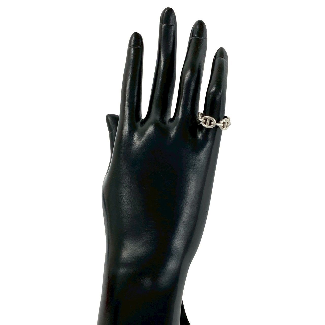 Hermes Chaine D'ancre PM 925 Sterling Silver Ring — view 2