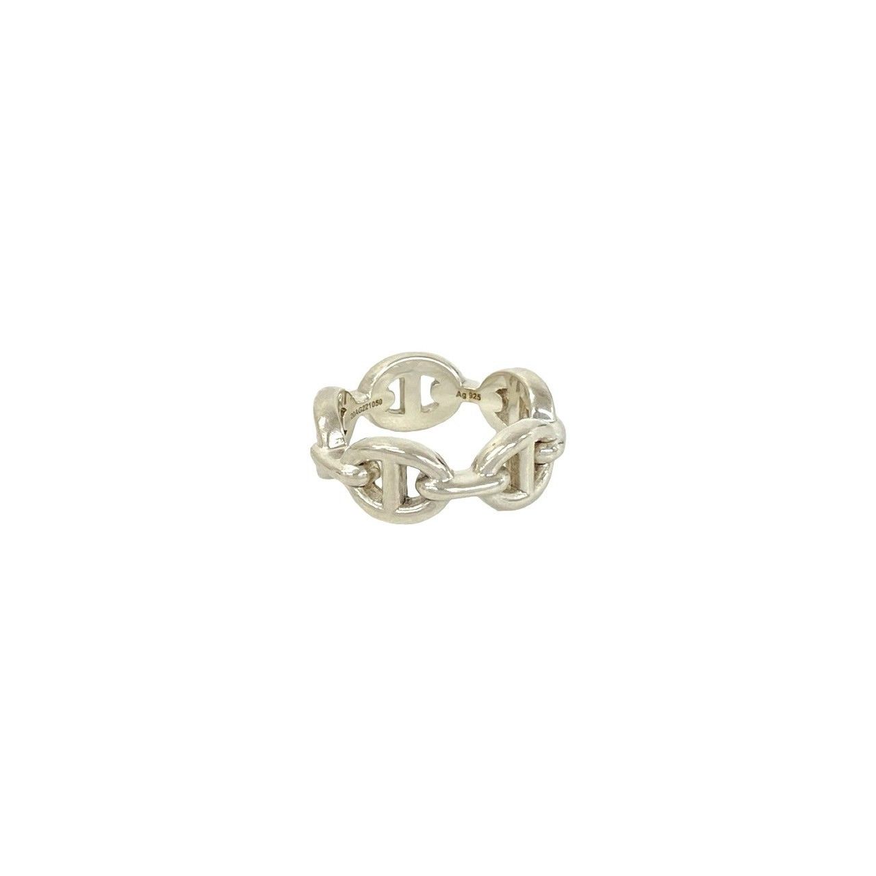 Hermes Chaine D'ancre PM 925 Sterling Silver Ring — view 6