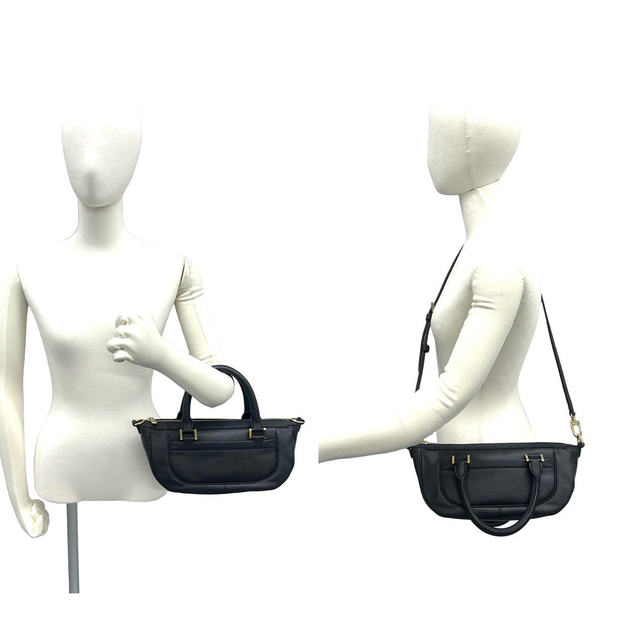 Louis Vuitton Vintage Danula PM Epi Leather 2-Way Shoulder Bag Noir — view 2