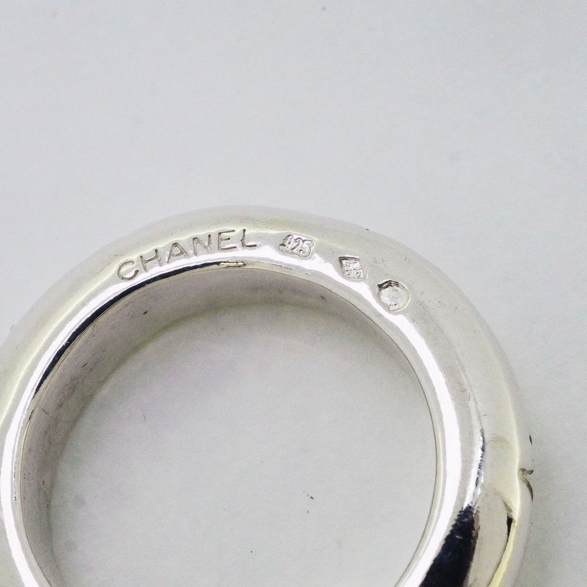 Chanel Ring Logo 925 Sterling Silver — view 5
