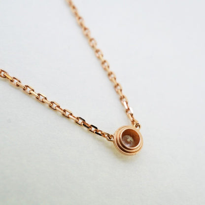 Cartier Necklace Damier XS 18k Pink Gold Diamond — view 2