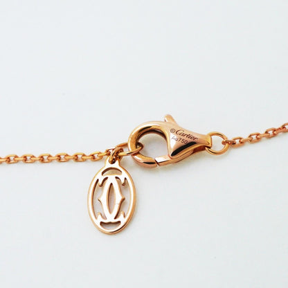 Cartier Necklace Damier XS 18k Pink Gold Diamond — view 4