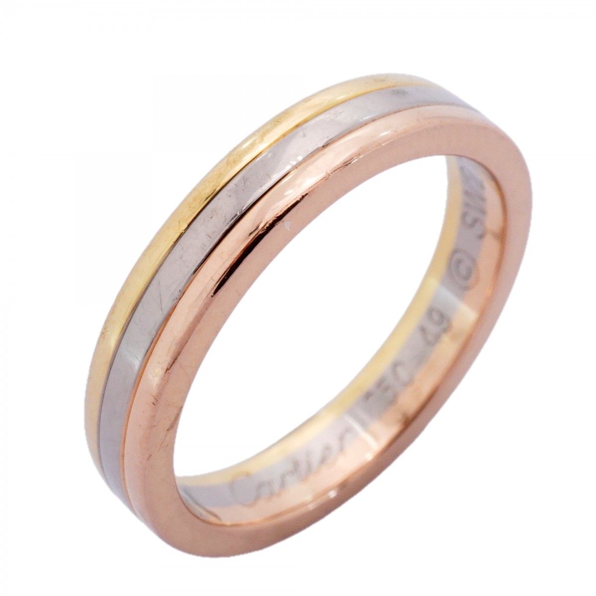 Cartier Ring Vendome 18k Yellow Gold 18k White 18k Pink