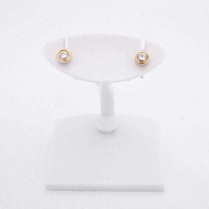 Tiffany & Co Earrings by the Yard 18k Yellow Gold Diamond — view 2
