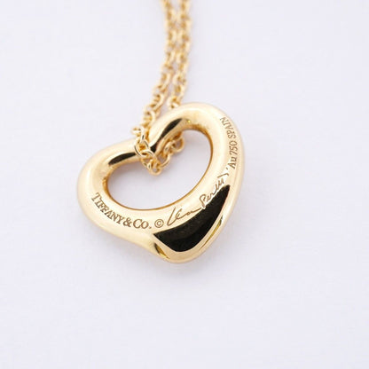 Tiffany & Co Necklace Open Heart 18k Yellow Gold — view 7