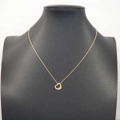 Tiffany & Co Necklace Open Heart 18k Yellow Gold — view 8
