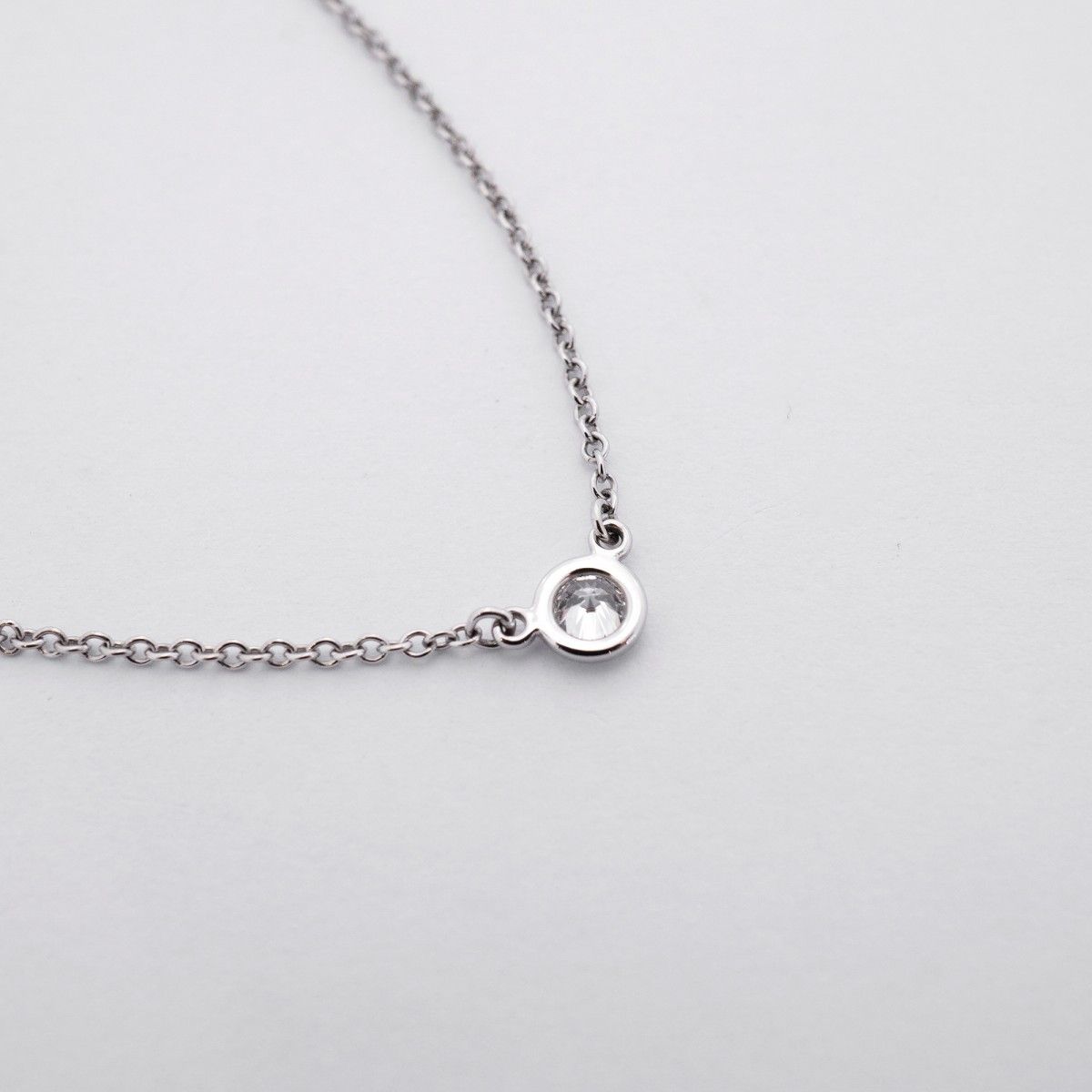 Tiffany & Co Necklace by the Yard Platinum Diamond — view 2