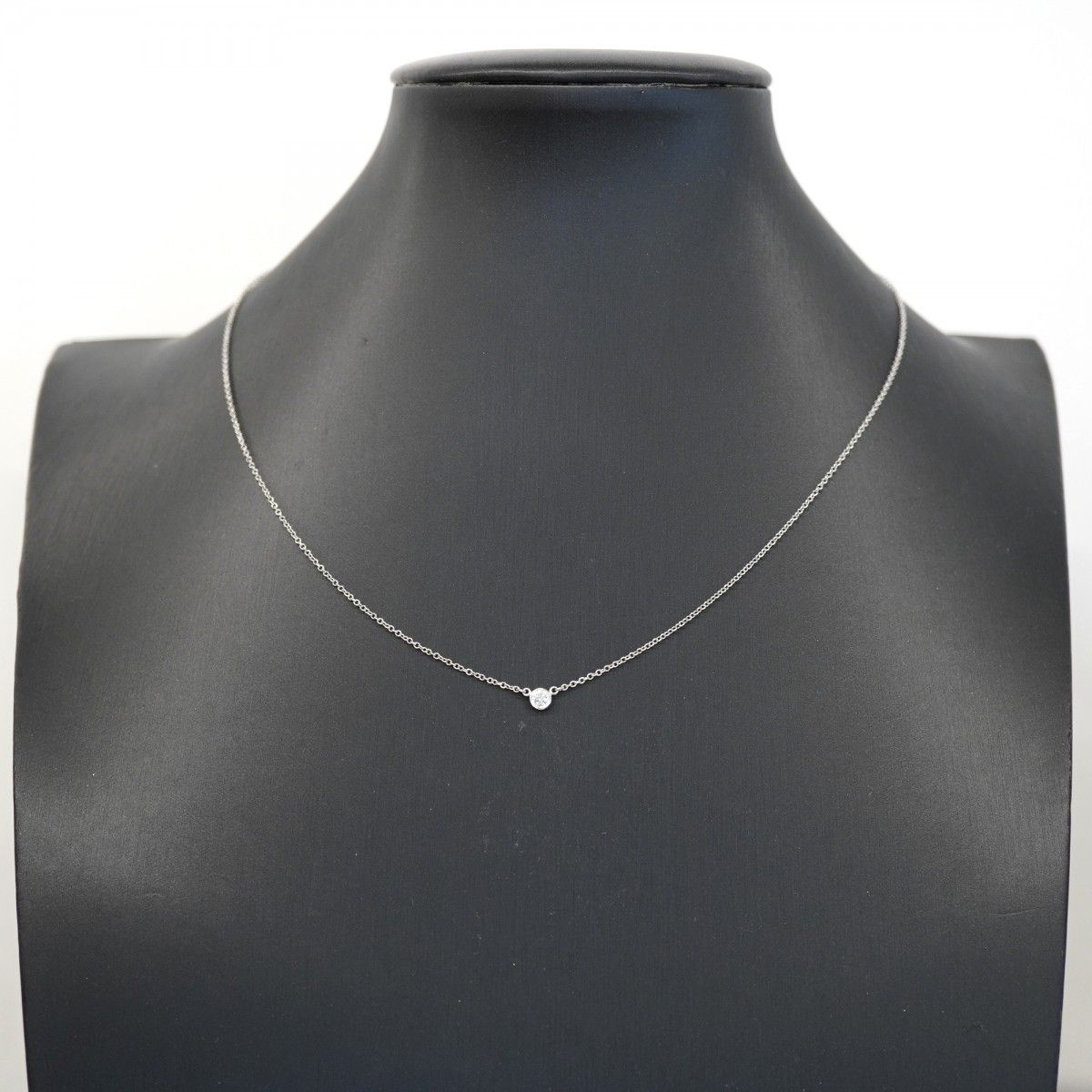 Tiffany & Co Necklace by the Yard Platinum Diamond — view 7
