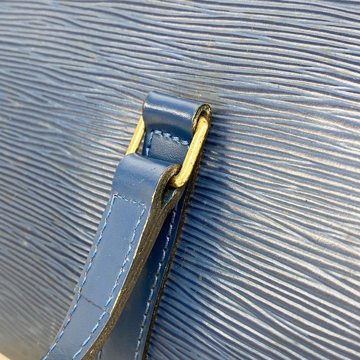 Louis Vuitton Handbag Epi Souflo Toledo Blue — view 9