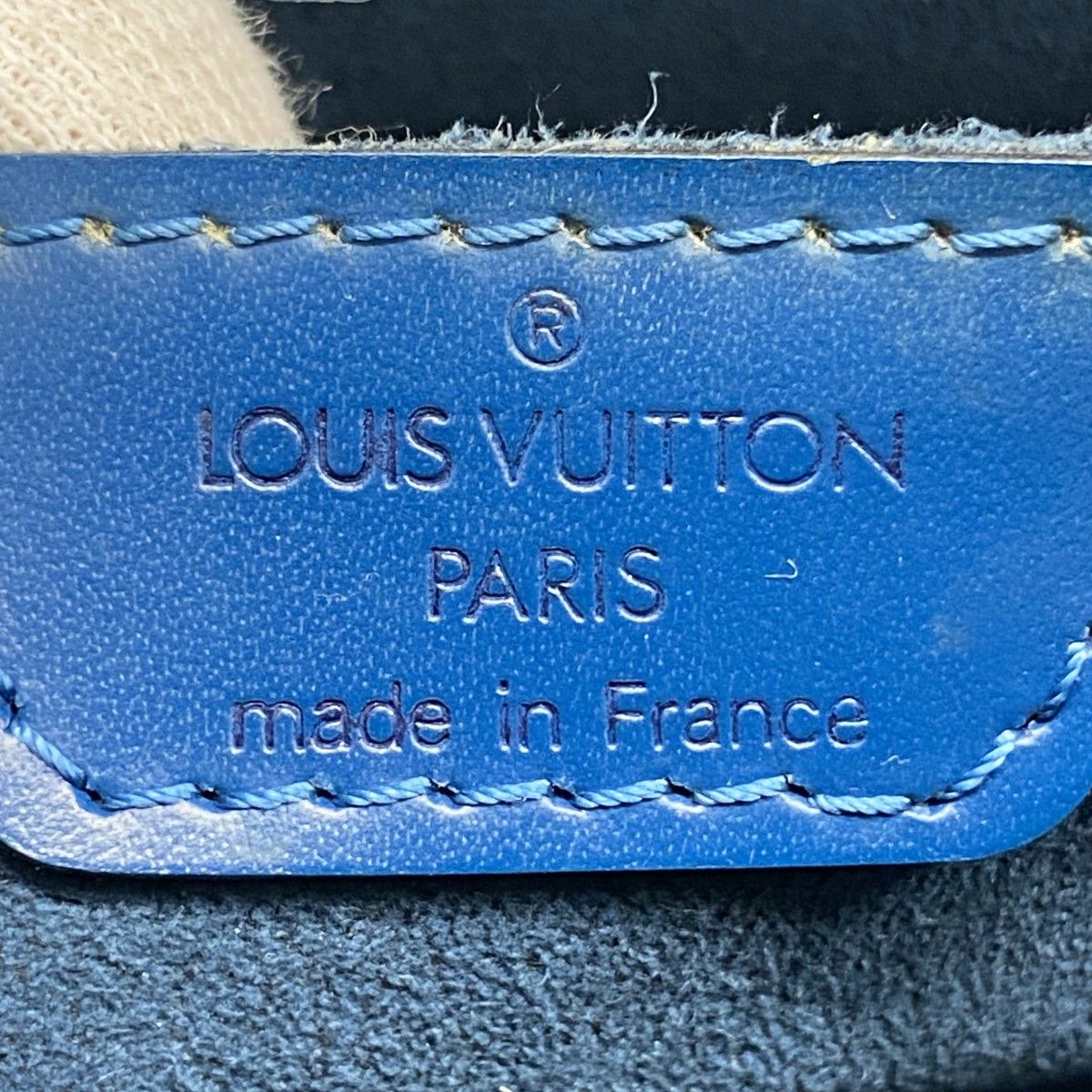Louis Vuitton Handbag Epi Souflo Toledo Blue — view 5