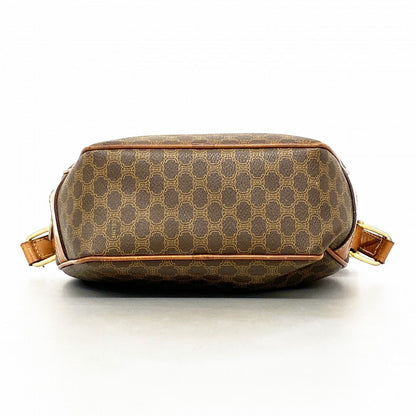 Celine Shoulder Bag Macadam Brown Gold — view 3