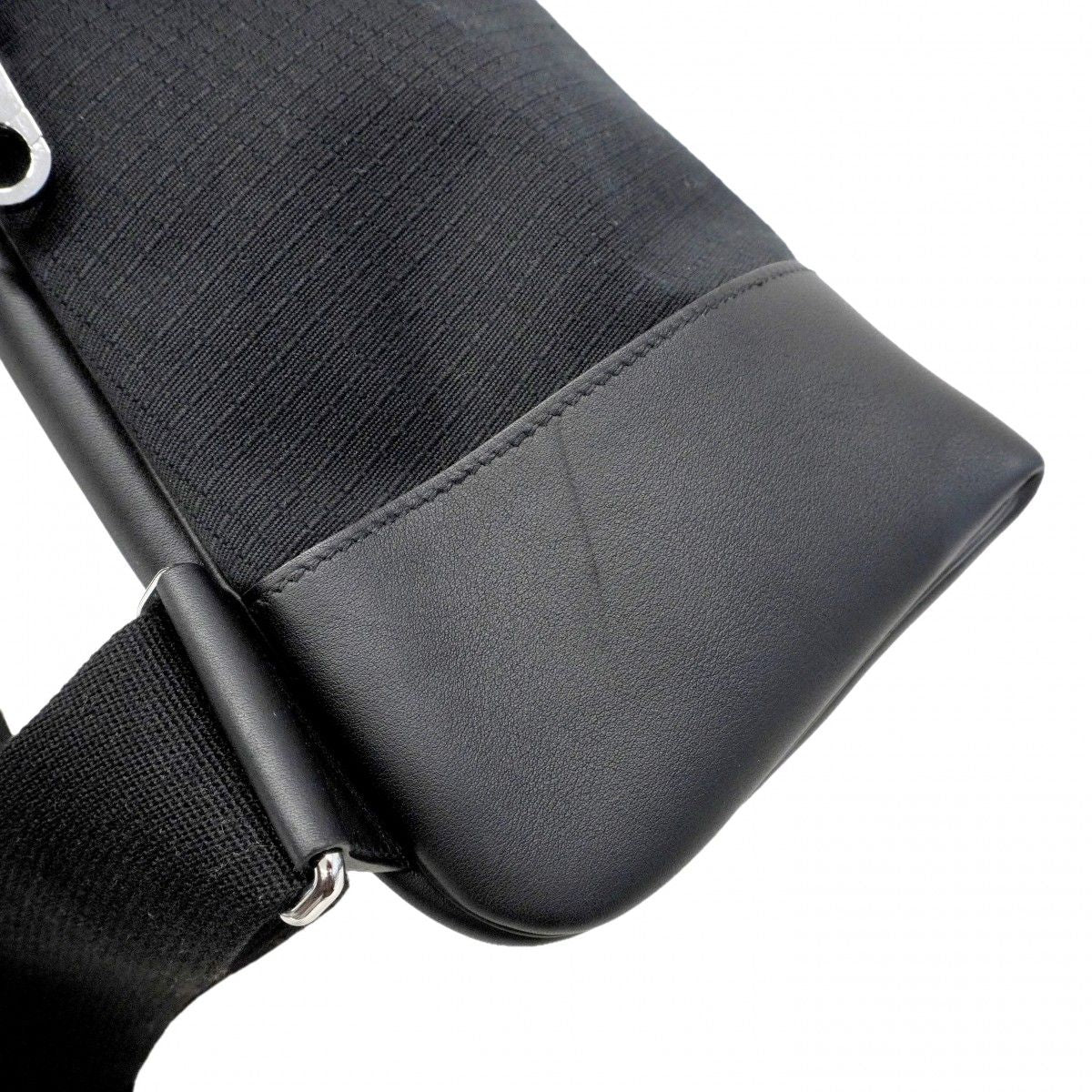 Hermes Backpack Sac a Dos All Swift Toile Bivack Black Silver — view 7
