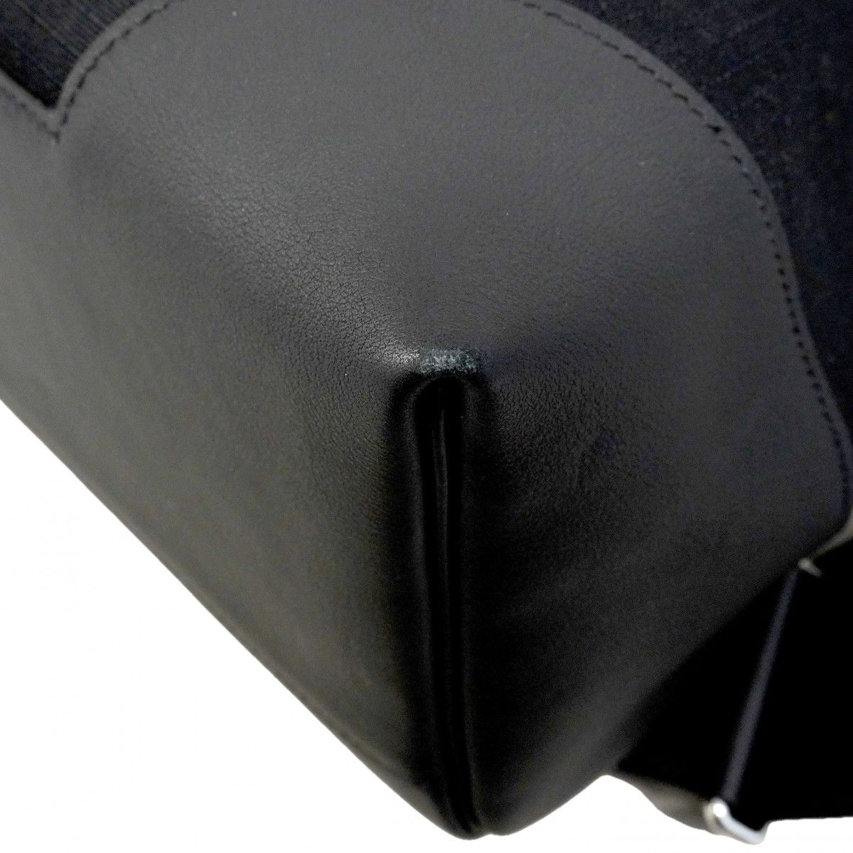 Hermes Backpack Sac a Dos All Swift Toile Bivack Black Silver — view 6